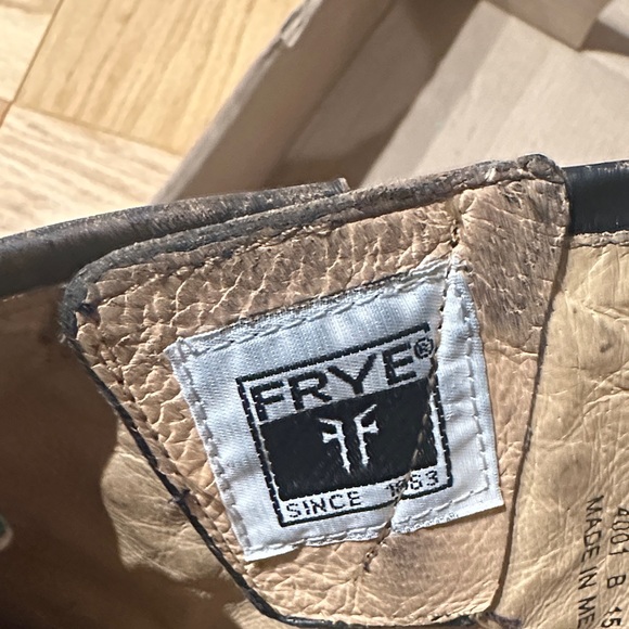 Frye Black Leather Studded Boots - Picture 3 of 4